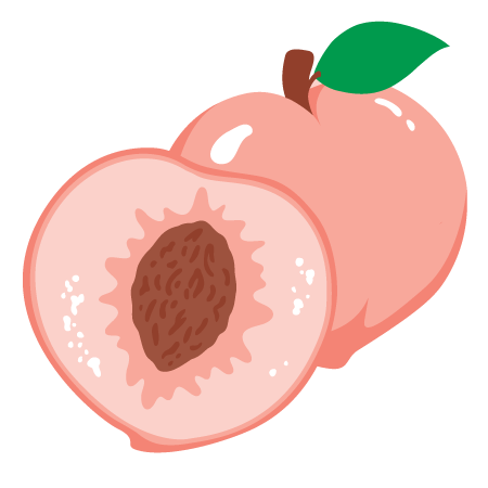 Wei&szlig;er Pfirsich